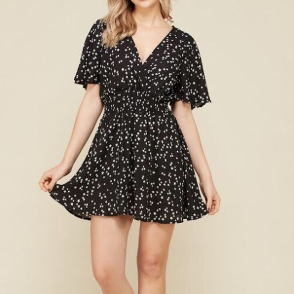 NWT Black Star Dress